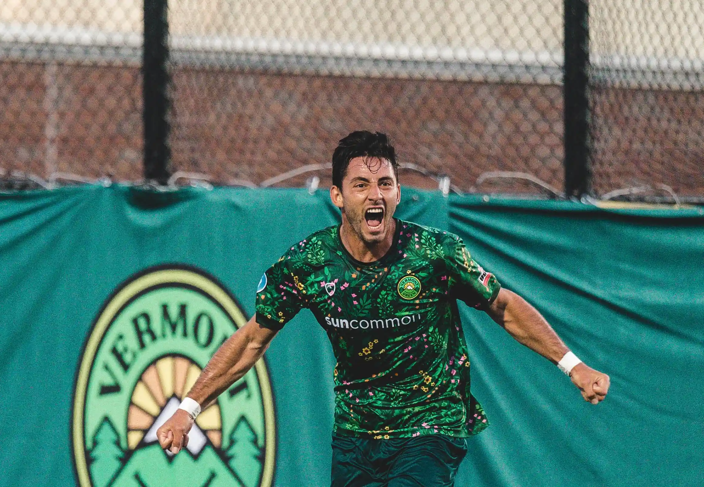 Nacho Lerech en su etapa en Vermont University